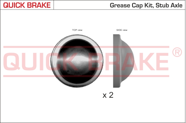 QUICK BRAKE Kappe, Radlager 9829k für Ford