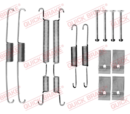 Quick Brake Zubehörsatz, Bremsbacken 105-0035 - Bild 5