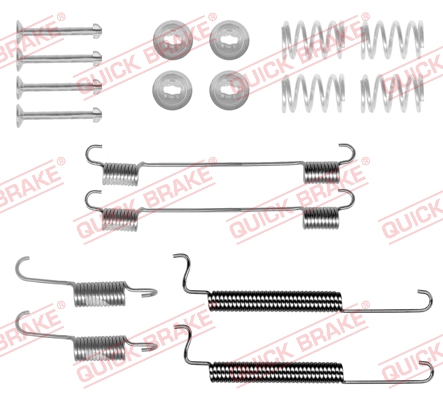Für QUICK BRAKE 105-0795 Accessory Kit, brake shoes - Bild 4