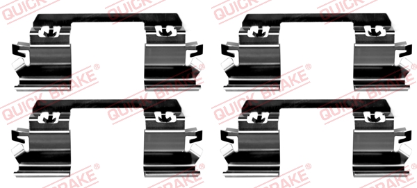 QUICK BRAKE Zubehörsatz, Scheibenbremsbelag 1091234