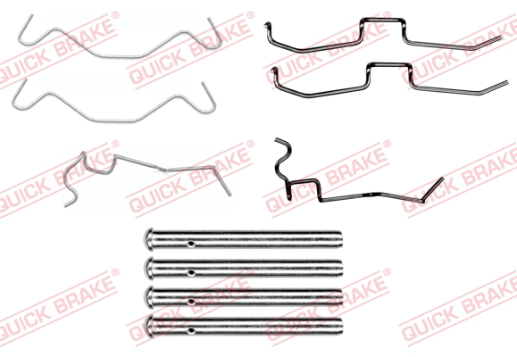QUICK BRAKE Zubehörsatz, Scheibenbremsbelag 1091650