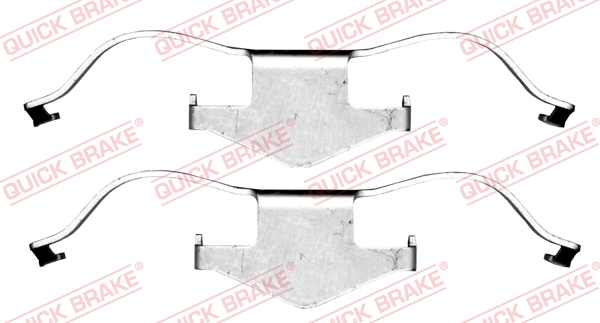 QUICK BRAKE Zubehörsatz, Scheibenbremsbelag 1091659