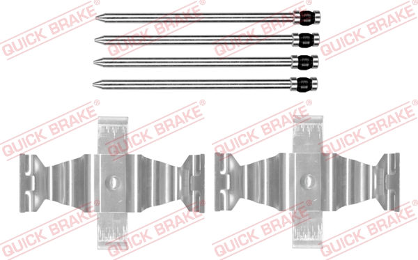 QUICK BRAKE Zubehörsatz, Scheibenbremsbelag 1091829