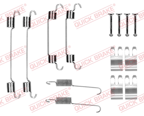 Zubehörsatz, Bremsbacken 105-0076 QUICK BRAKE für RENAULT NISSAN - Bild 5