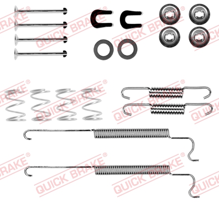 Für QUICK BRAKE 105-0055 CHEVROLET mounting kit - Bild 6