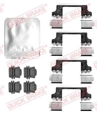 QUICK BRAKE Zubehörsatz, Scheibenbremsbelag 1090150