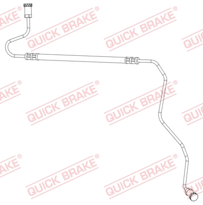 Quick Brake Bremsschlauch [Hersteller-Nr. 96.017] für Citroën, Peugeot - Bild 5