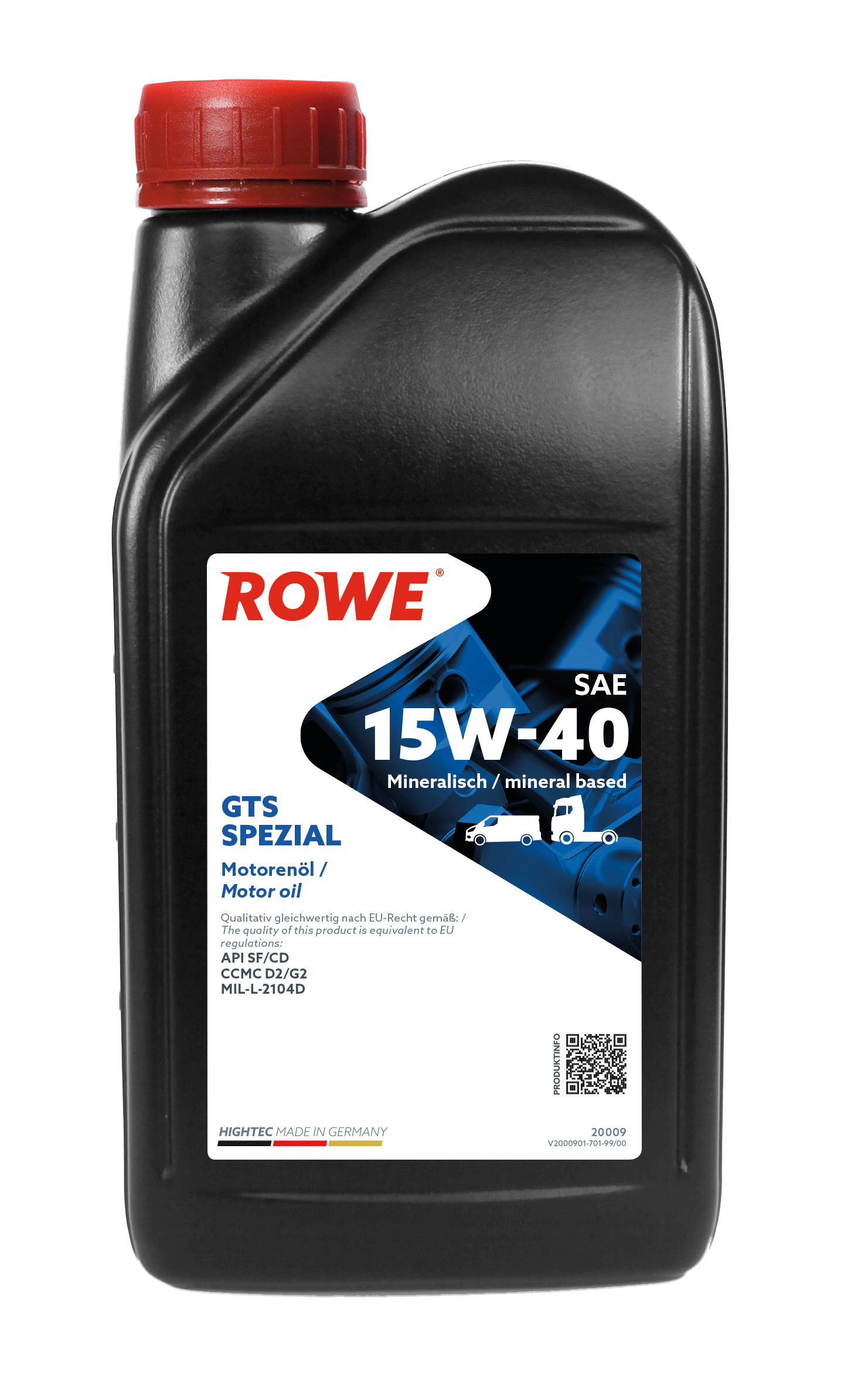 ROWE HIGHTEC GTS SPEZIAL SAE 15W-40 Motor�l 1 Liter