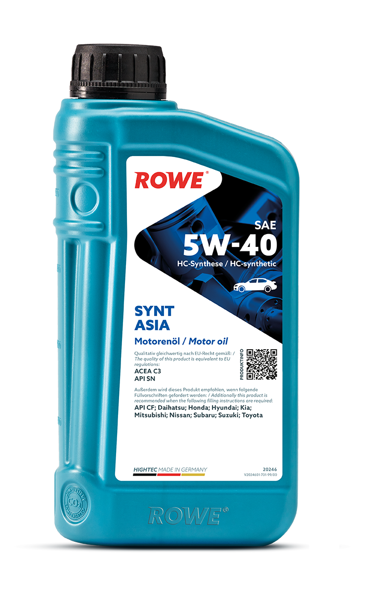 ROWE Motoröl HIGHTEC SYNT ASIA SAE 5W-40 [1 L] 20246001099 1l