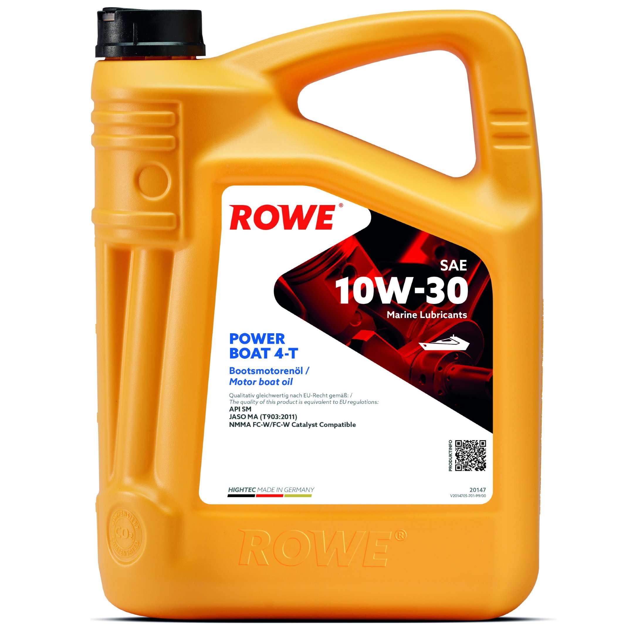 ROWE Motoröl HIGHTEC POWER BOAT 4-T SAE 10W-30 [5 L] 20147005099 5l