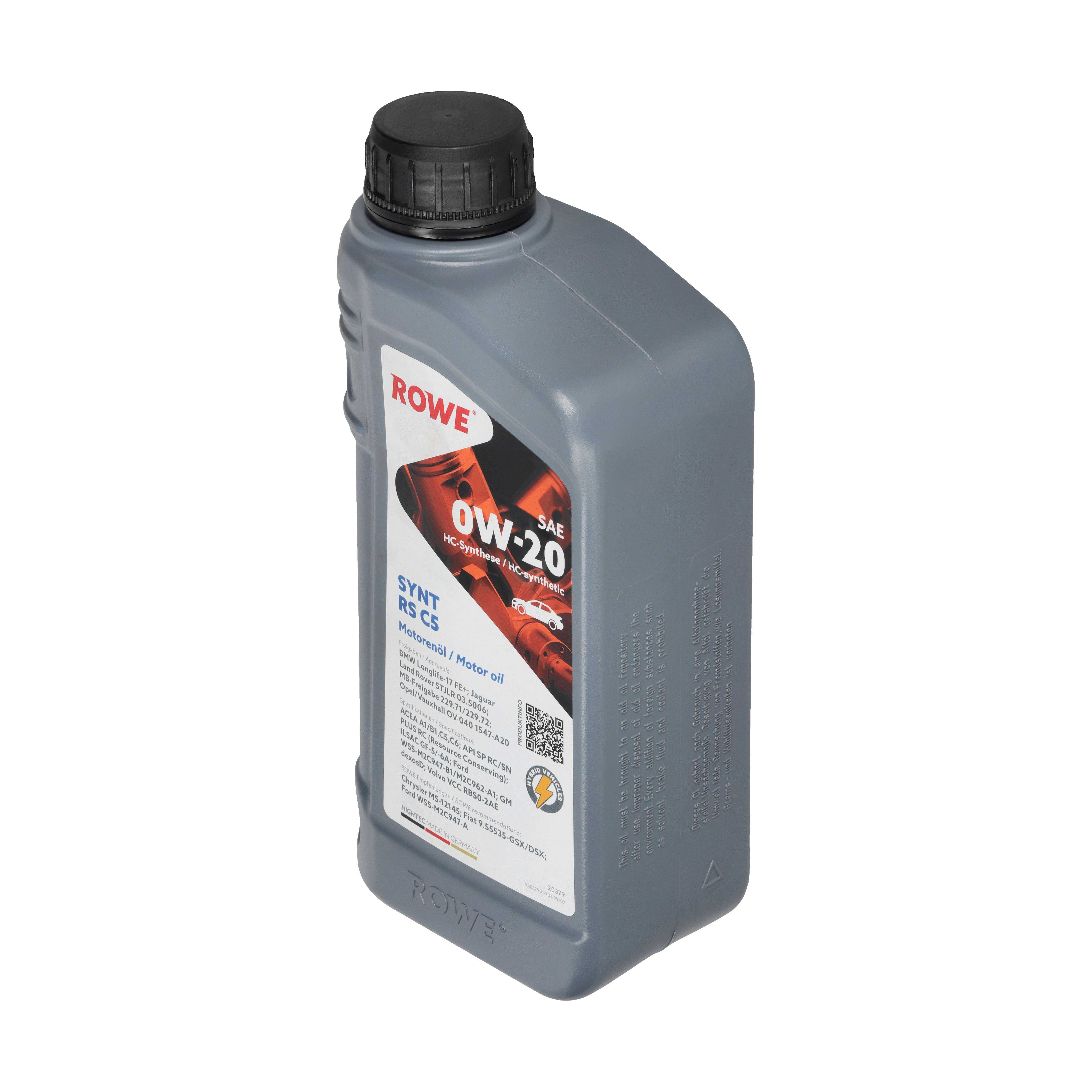 ROWE Motoröl HIGHTEC SYNT RS C5 SAE 0W-20 [1 L] 20379001099 1l