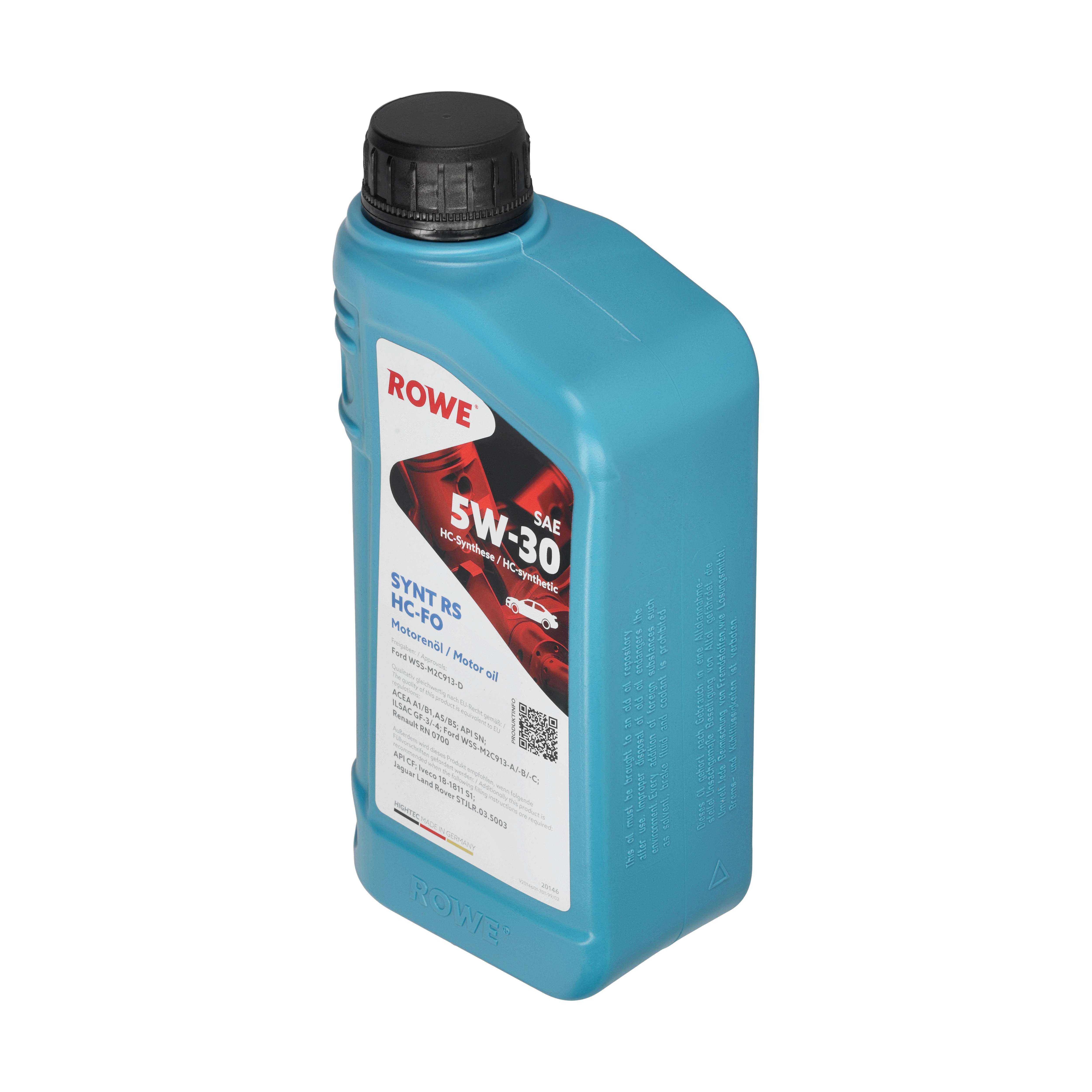 ROWE Motoröl HIGHTEC SYNT RS SAE 5W-30 HC-FO [1 L] 20146001099 1l