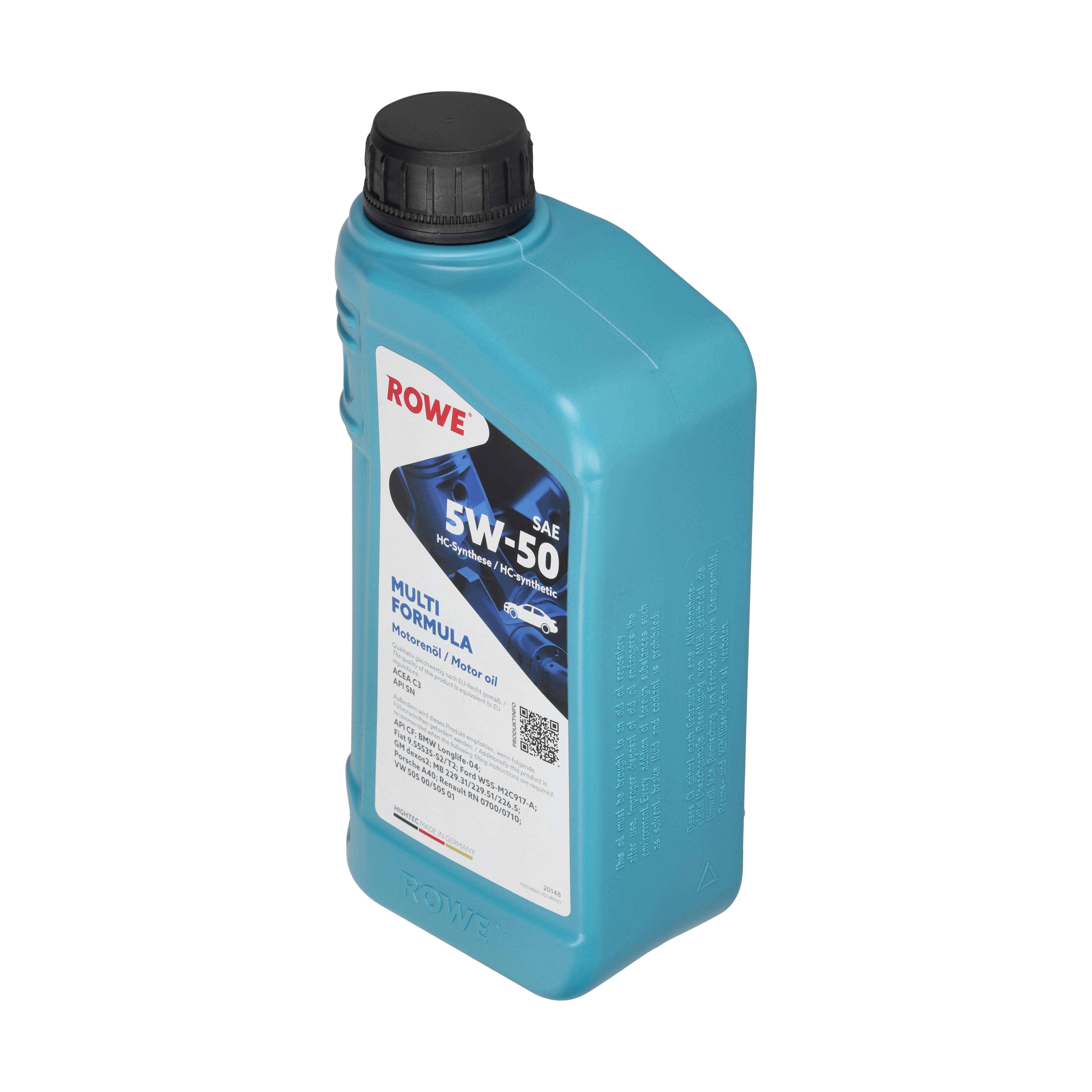 ROWE Motoröl HIGHTEC MULTI FORMULA SAE 5W-50 [1 L] 20148001099 1l