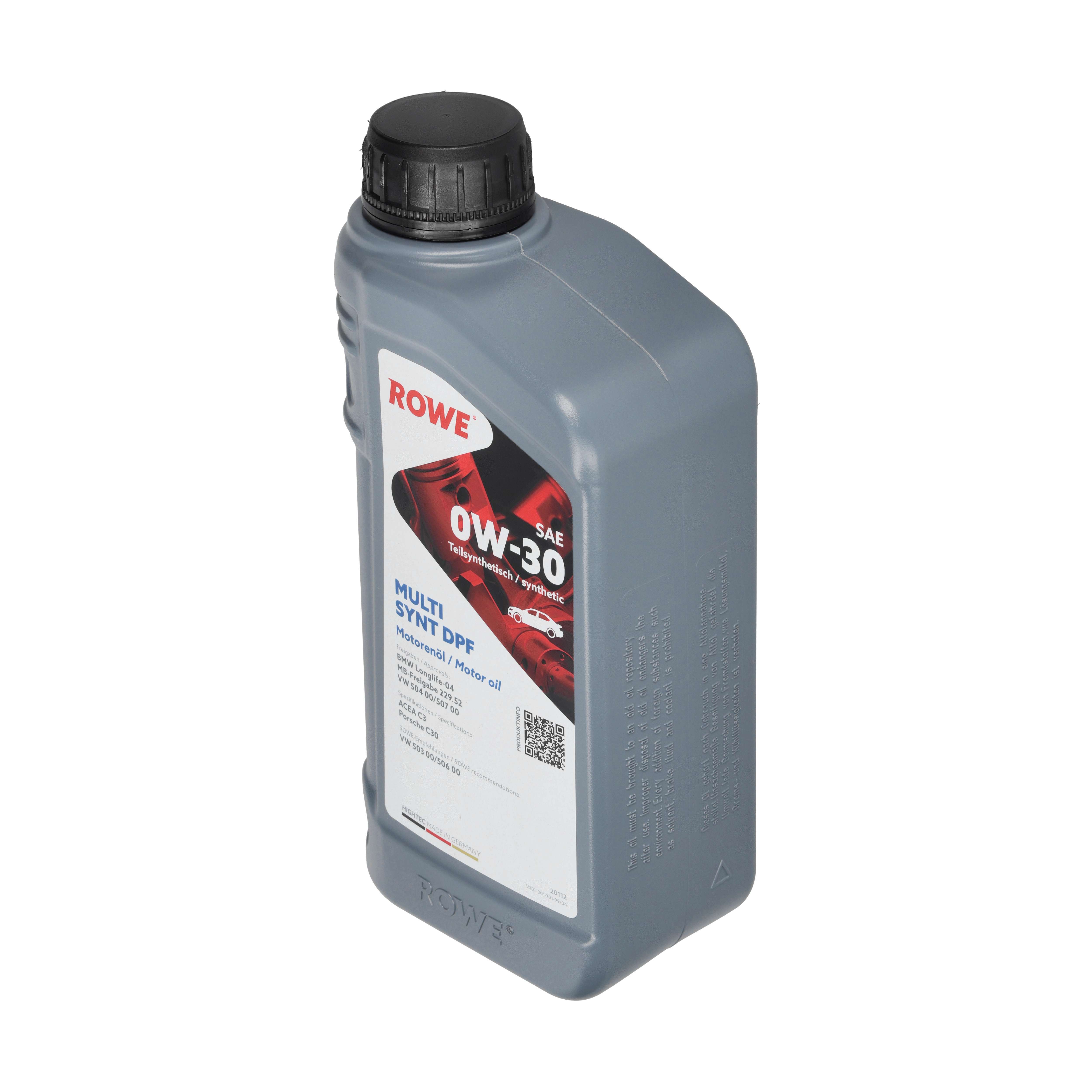 ROWE Motoröl HIGHTEC MULTI SYNT DPF SAE 0W-30 [1 L] 20112001099 1l