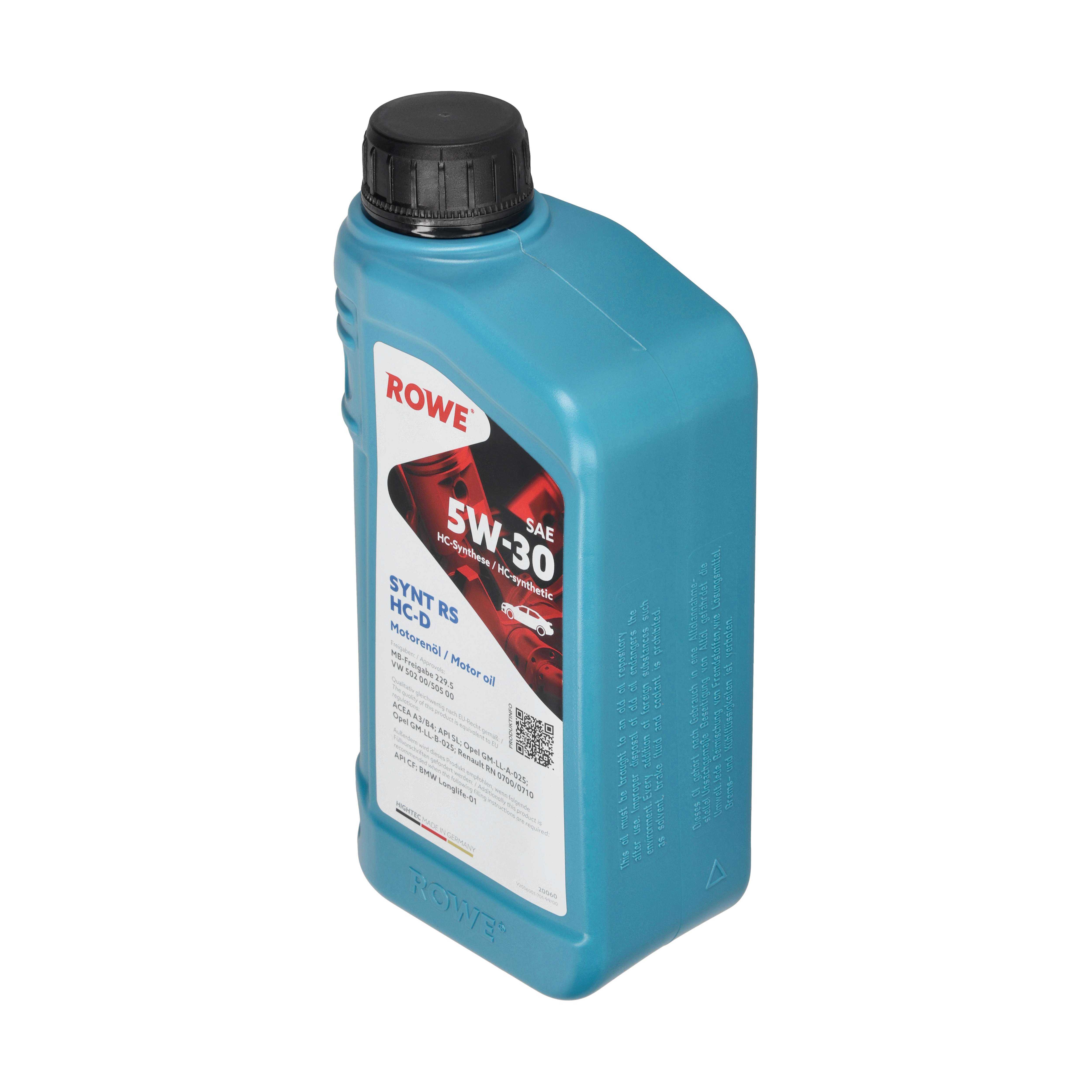 ROWE Motoröl HIGHTEC SYNT RS HC-D SAE 5W-30 [1 L] 20060001099 1l