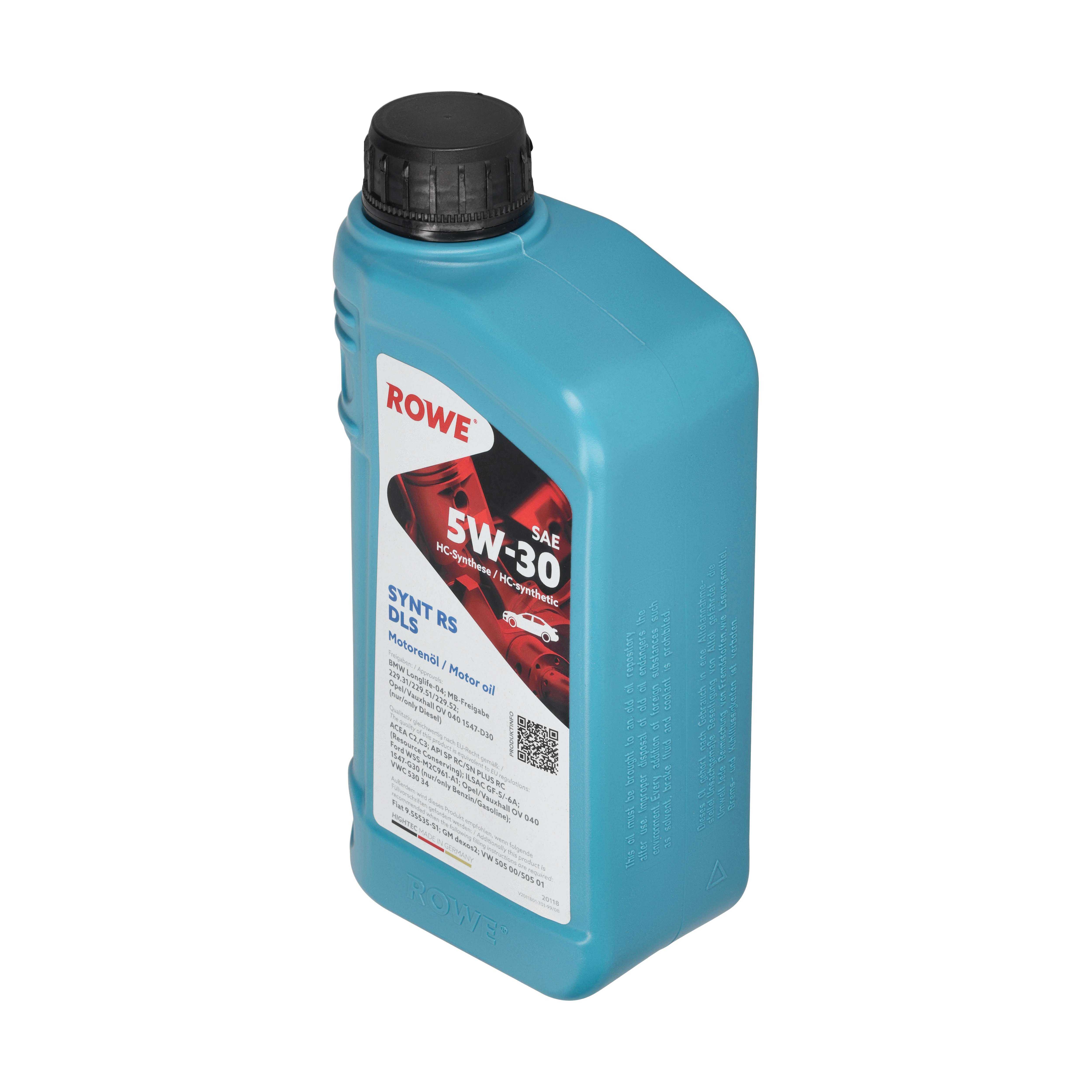 ROWE Motoröl HIGHTEC SYNT RS DLS SAE 5W-30 [1 L] 20118001099 1l