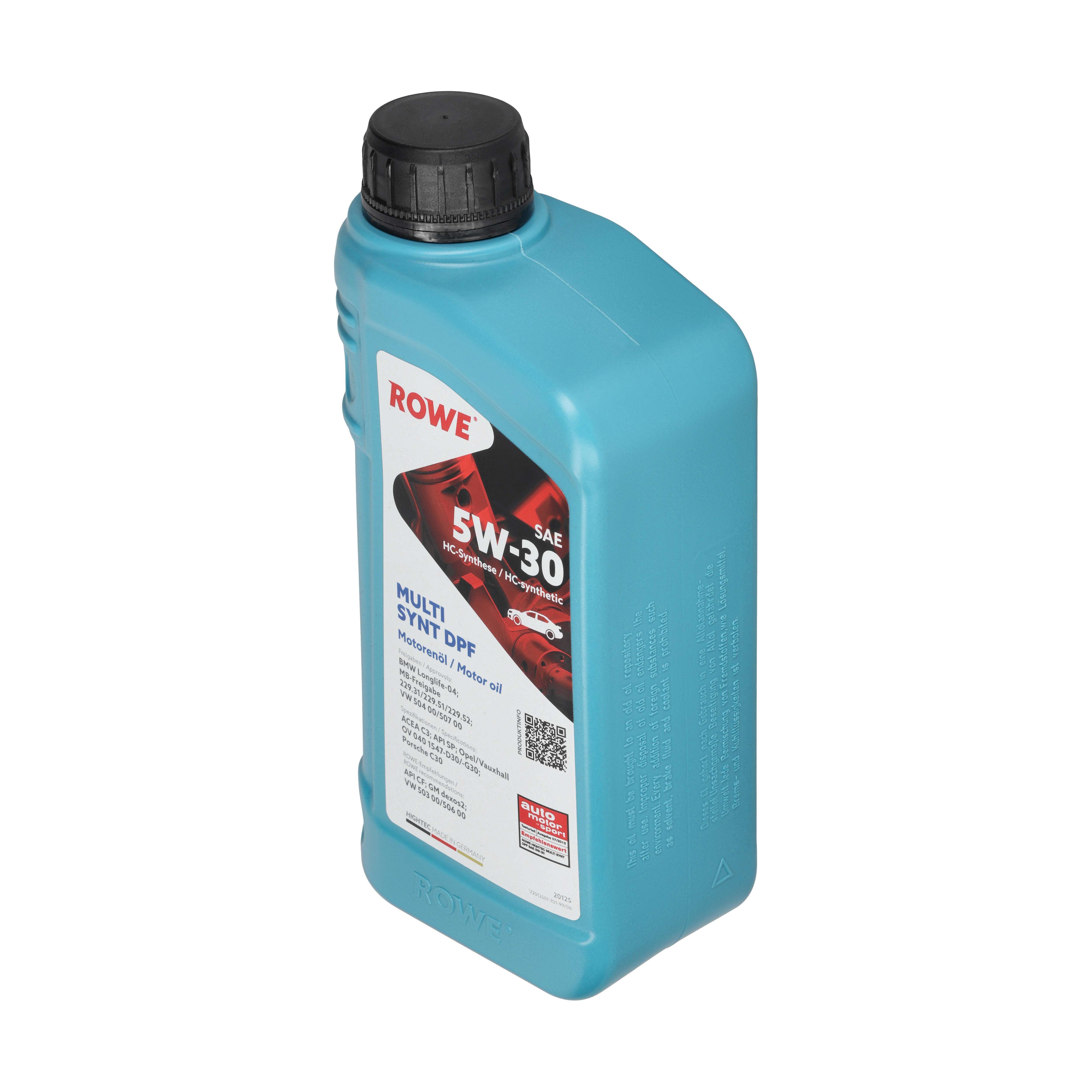 ROWE Motoröl HIGHTEC MULTI SYNT DPF SAE 5W-30 [1 L] 20125001099 1l