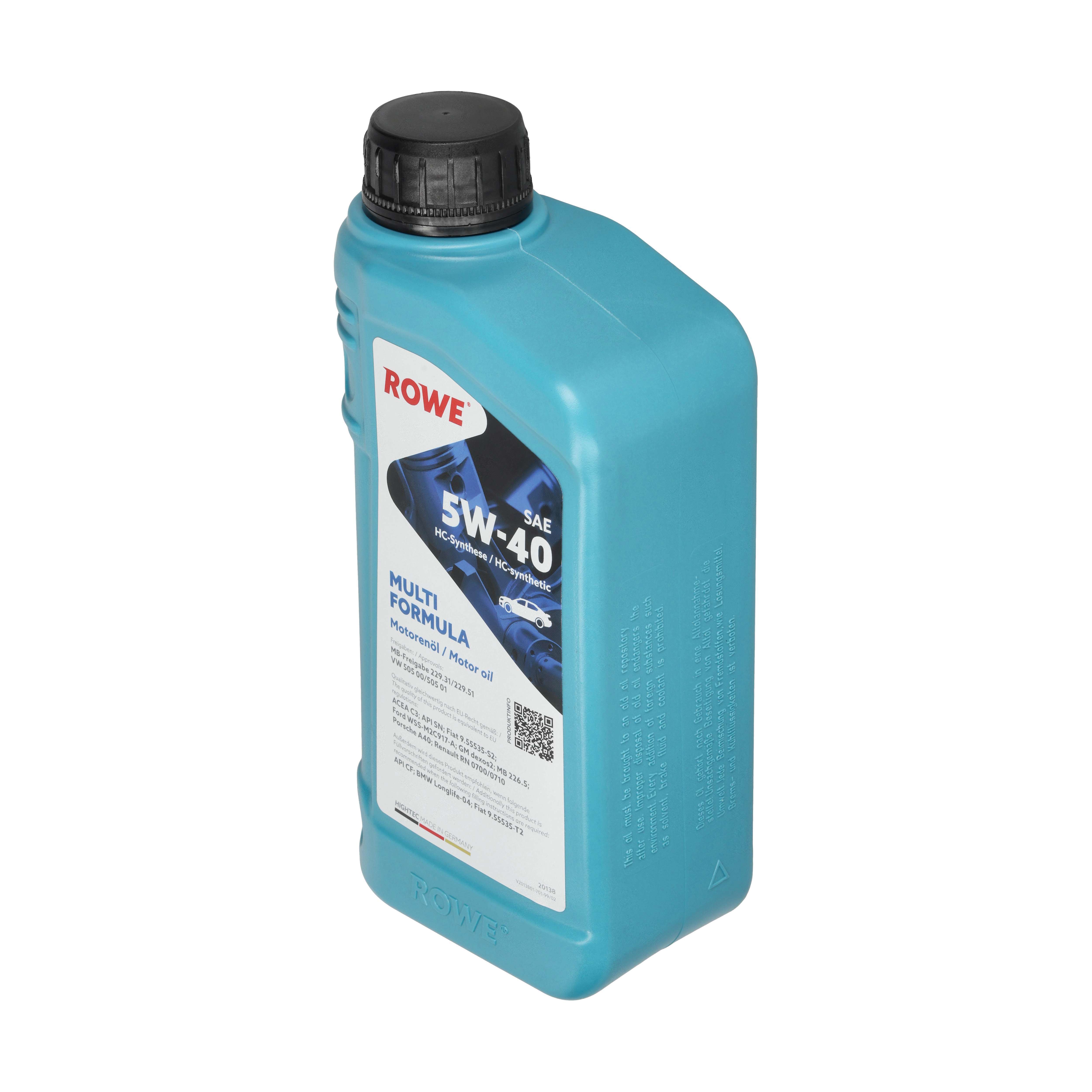 ROWE Motoröl HIGHTEC MULTI FORMULA SAE 5W-40 [1 L] 20138001099 1l
