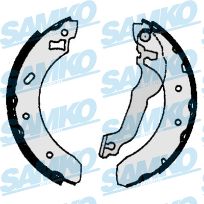 Samko Bremsbackensatz 86770 Für Ford