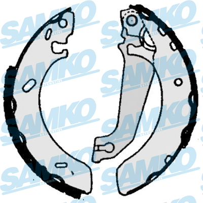 SAMKO Bremsbackensatz 86050 für Ford