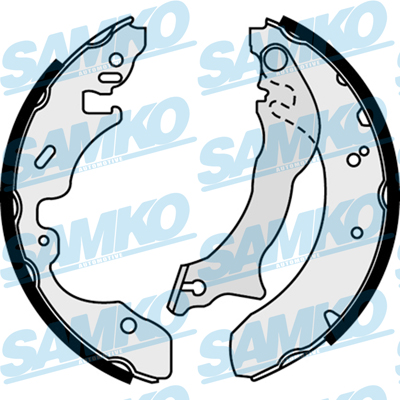 Samko Bremsbackensatz 87390 Für Ford