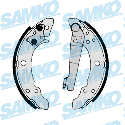 SAMKO Bremsbackensatz 80140 für Audi VW SEAT