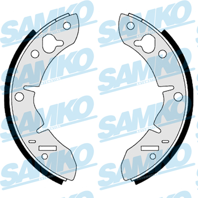 SAMKO Bremsbackensatz 80560 für ROVER RELIANT INNOCENTI DAF TALBOT AUSTIN