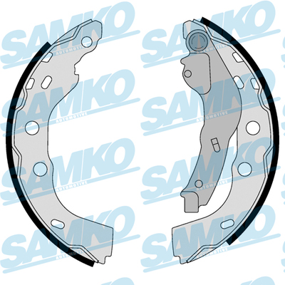 Samko Bremsbackensatz 81071 Für Subaru Suzuki