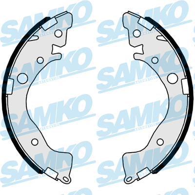 Samko Bremsbackensatz 81079 Für Honda