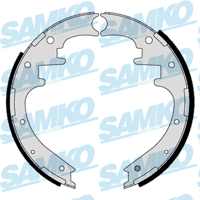 Samko Bremsbackensatz 81125 Für Ford