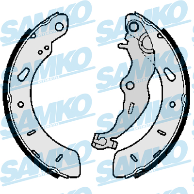 Samko Bremsbackensatz 81132 Für Ford