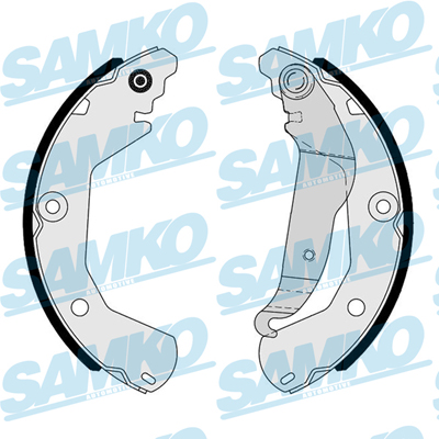 Samko Bremsbackensatz 81163 Für Chevrolet