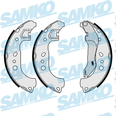 Samko Bremsbackensatz 81179 Für Seat