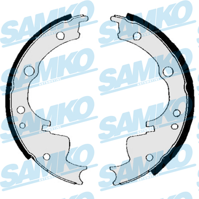 Samko Bremsbackensatz 84330 Für Iveco Alfa Romeo