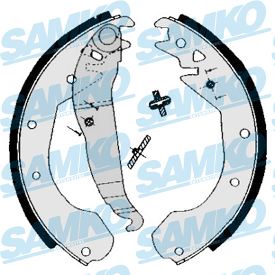 Samko Bremsbackensatz 84650 Für Opel Vaughall