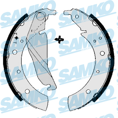 Samko Bremsbackensatz 84680 Für Bmw