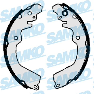 SAMKO Bremsbackensatz 85245 für DAIHATSU MITSUBISHI Subaru TOYOTA