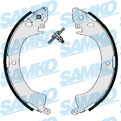 Samko Bremsbackensatz 85240 Für Mitsubishi