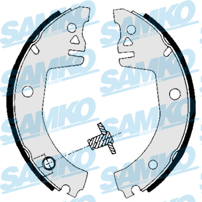 SAMKO Bremsbackensatz 85780 für Skoda