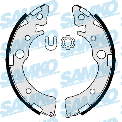 SAMKO Bremsbackensatz 86980 für HONDA