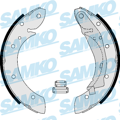 Samko Bremsbackensatz 87165 Für Peugeot Renault