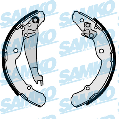 SAMKO Bremsbackensatz 87300 für Skoda VW