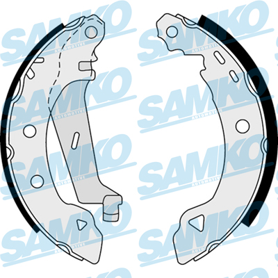 Samko Bremsbackensatz 87530 Für Alfa Romeo Renault