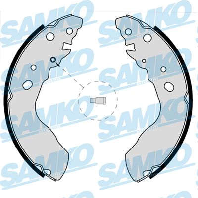 Samko Bremsbackensatz 87770 Für Suzuki Mazda