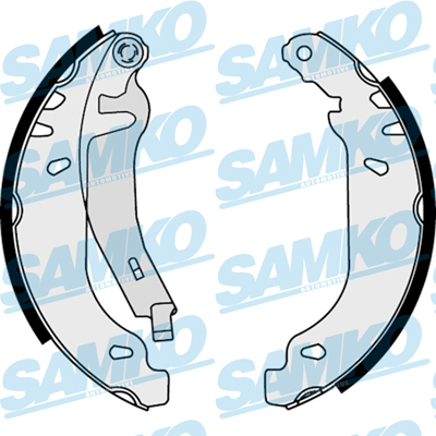 SAMKO Bremsbackensatz 87820 für RENAULT