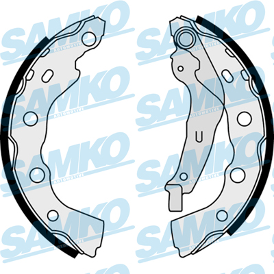 Samko Bremsbackensatz 87990 Für Mitsubishi