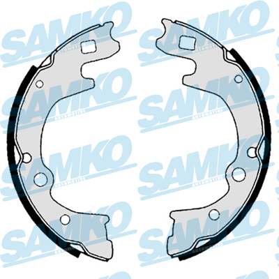 Samko Bremsbackensatz 88270 Für Mazda Nissan Hyundai Kia