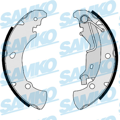 Samko Bremsbackensatz 88770 Für Fiat