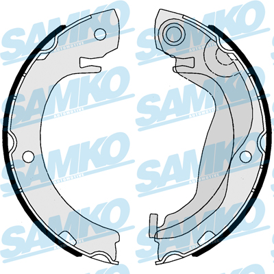 Samko Bremsbackensatz, Feststellbremse 81123 Für Toyota