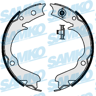 Samko Bremsbackensatz, Feststellbremse 88360 Für Subaru